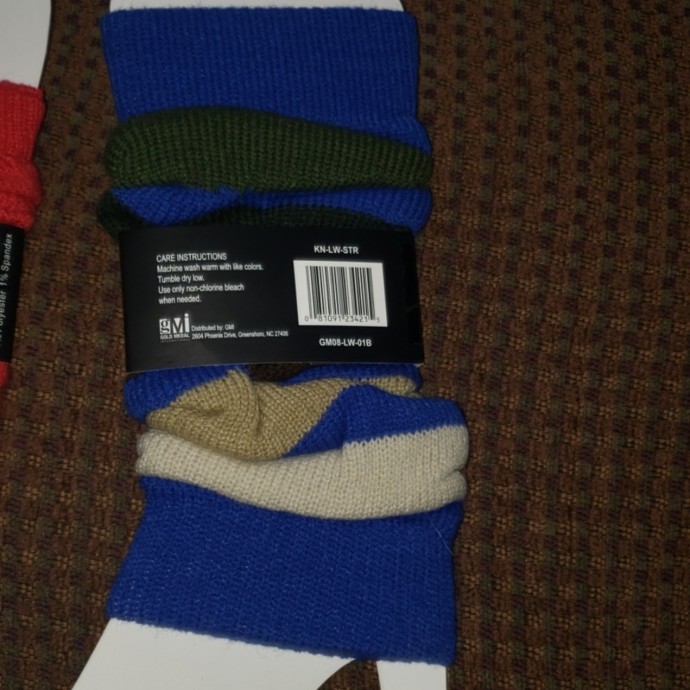 💐Leg warmers red and blue💐 - Picture 4 of 5